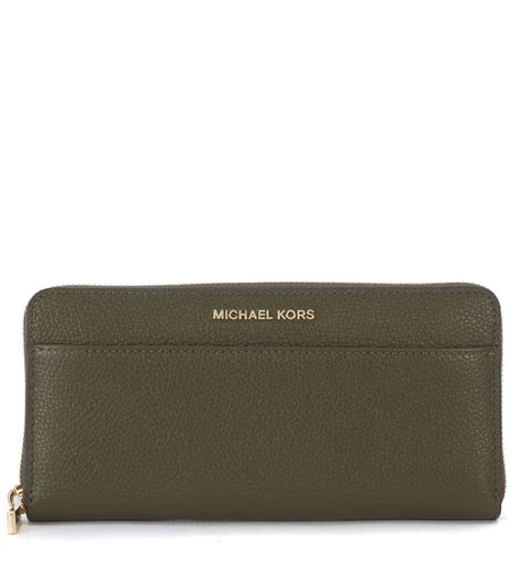 michael kors olive green wallet.